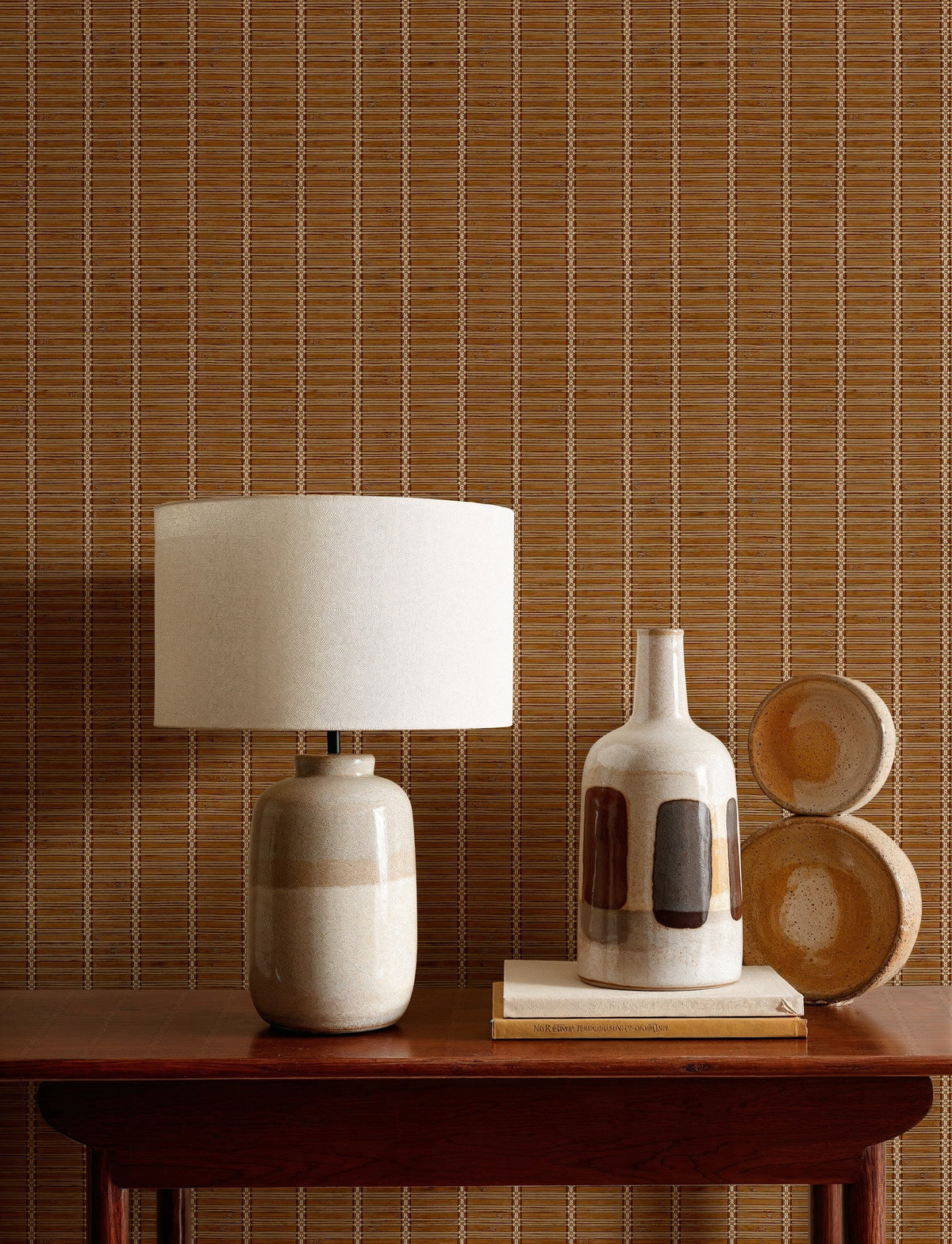 D00210 Estera Brown Raffias Eco Wallpaper by Coordonné