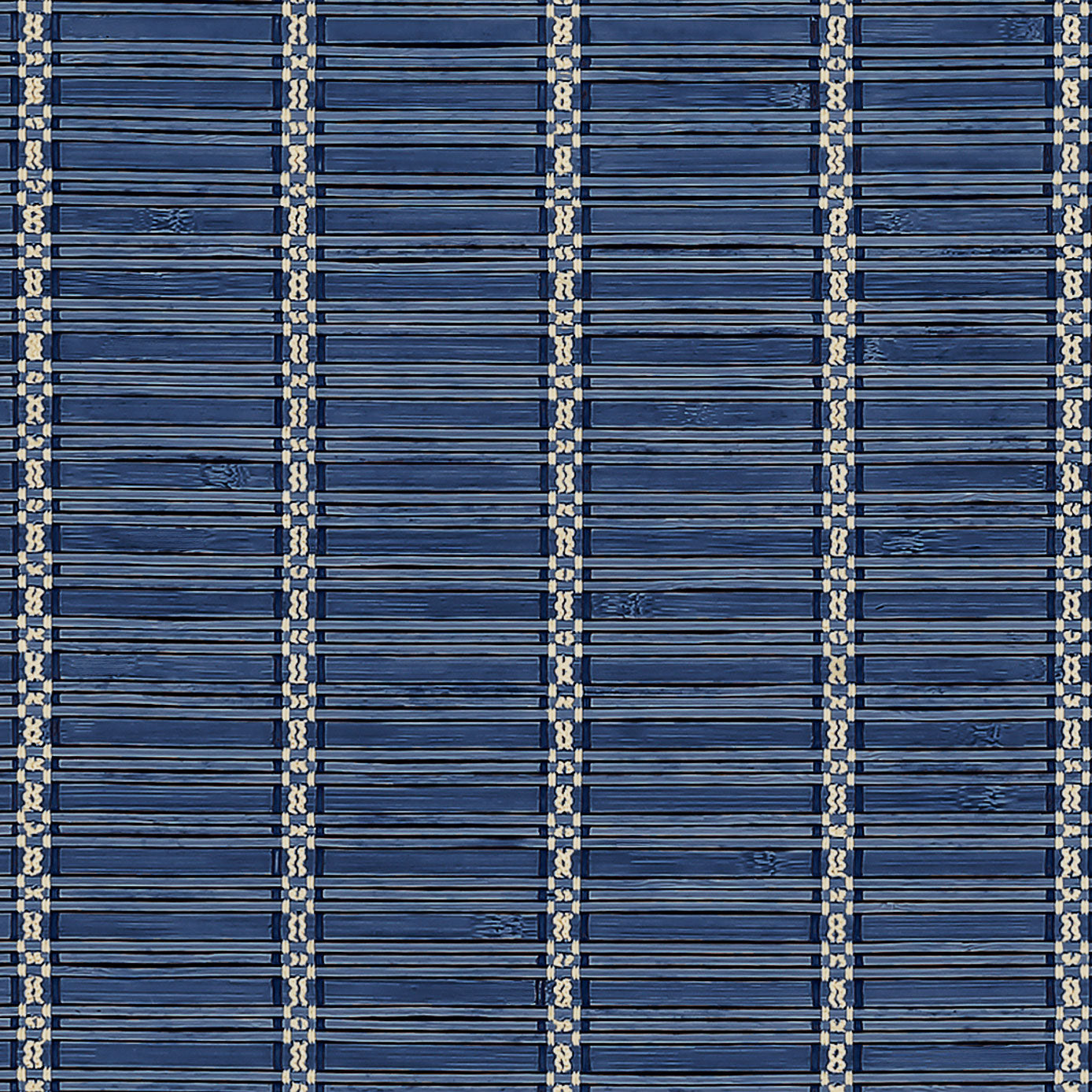 Estera Blue/Navy Raffias Eco Wallpaper by Coordonné