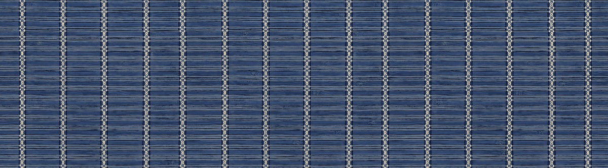D00212 Estera Blue/Navy Raffias Eco Wallpaper by Coordonné