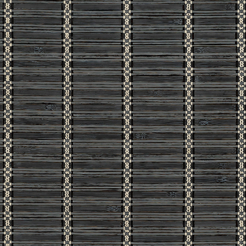 Estera Black Raffias Eco Wallpaper by Coordonné