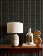 D00213 Estera Black Raffias Eco Wallpaper by Coordonné