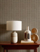 Estera White/Grey Raffias Eco Wallpaper by Coordonné