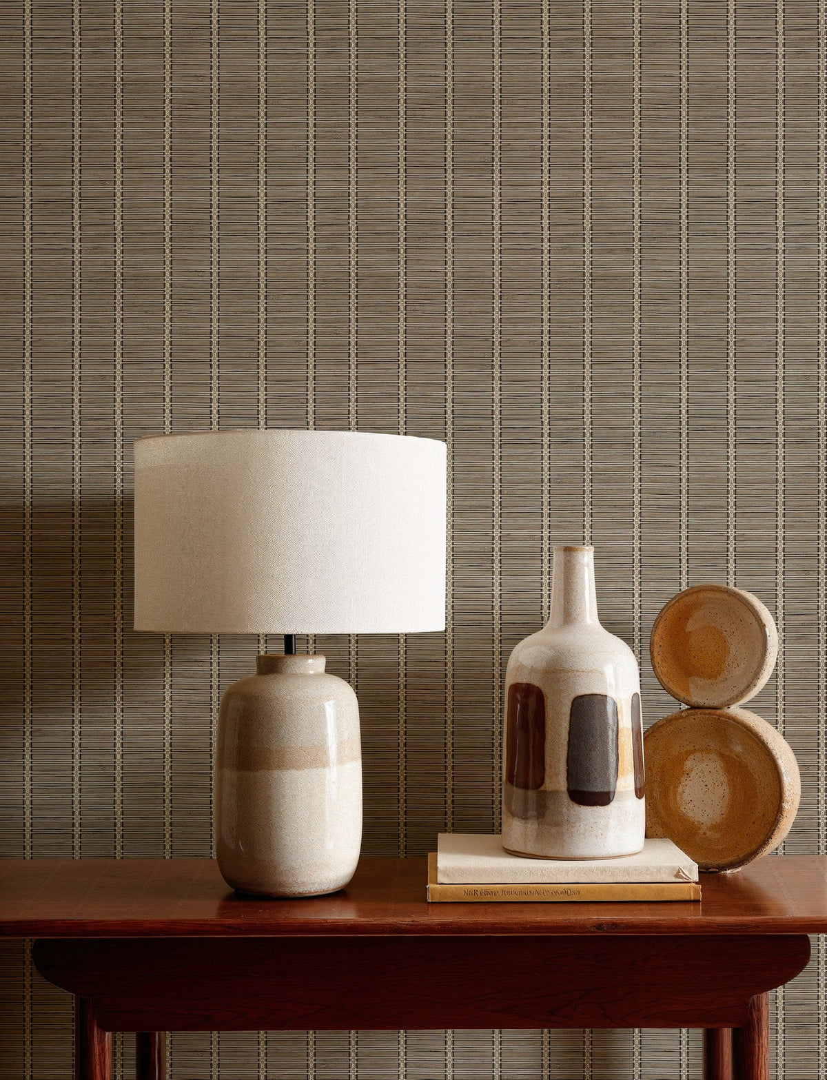 D00214 Estera White/Grey Raffias Eco Wallpaper by Coordonné