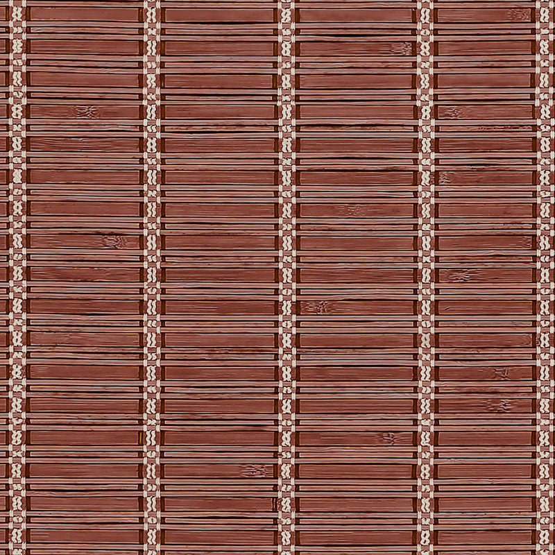 Estera Red/Wine Raffias Eco Wallpaper by Coordonné