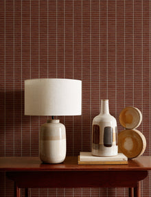 D00216 Estera Red/Wine Raffias Eco Wallpaper by Coordonné