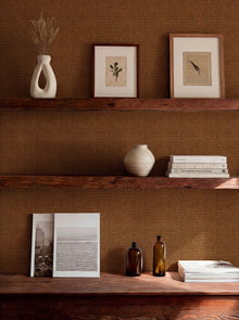 D00222 Yuca Brown 2 Raffias Eco Wallpaper by Coordonné