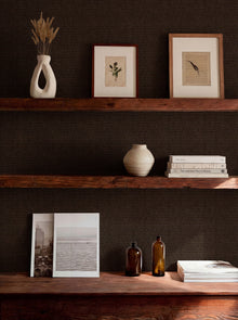 D00223 Yuca Brown 3 Raffias Eco Wallpaper by Coordonné