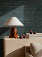 D00226 Cañizo Blue/Navy Raffias Eco Wallpaper by Coordonné