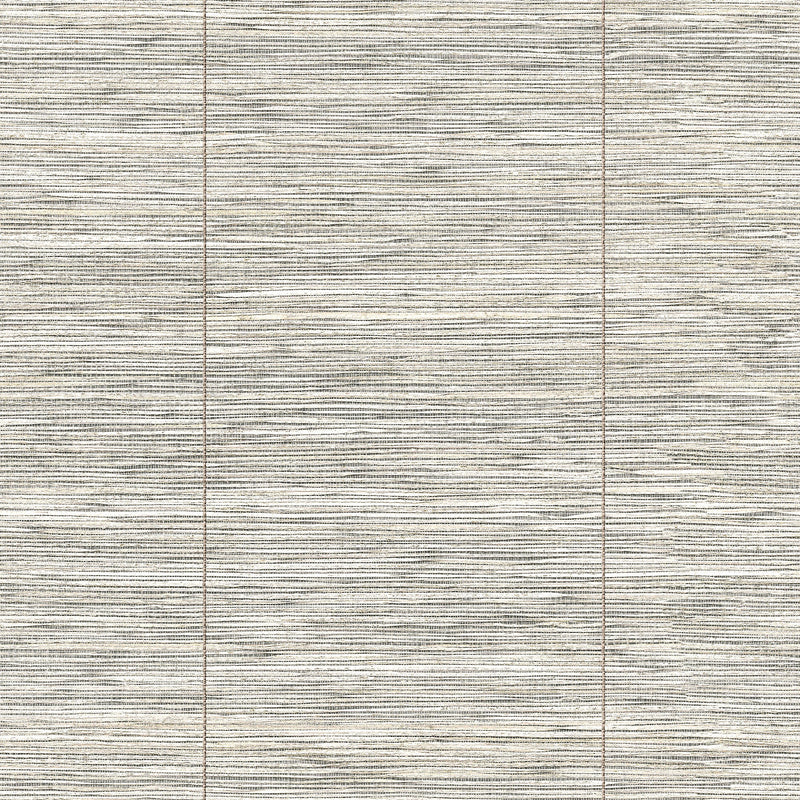 Cañizo White/Grey Raffias Eco Wallpaper by Coordonné