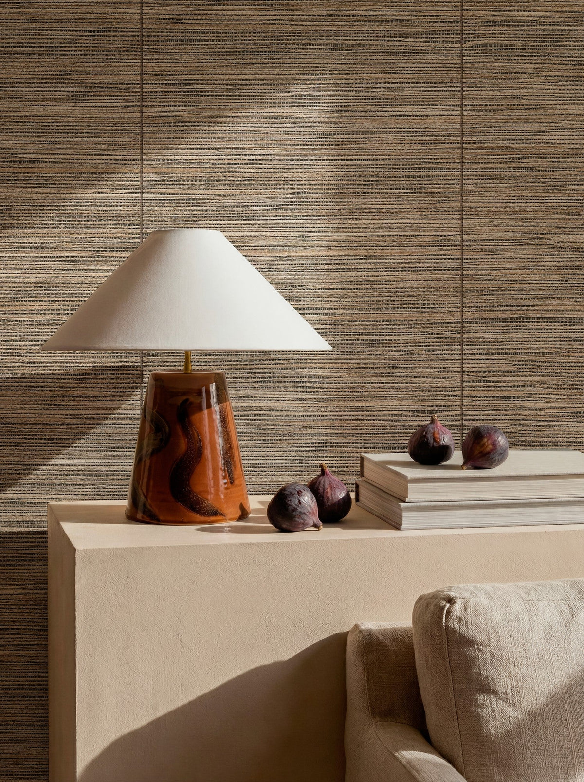 D00228 Cañizo Beige/Nude Raffias Eco Wallpaper by Coordonné