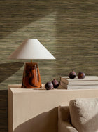 D00232 Cañizo Green Raffias Eco Wallpaper by Coordonné