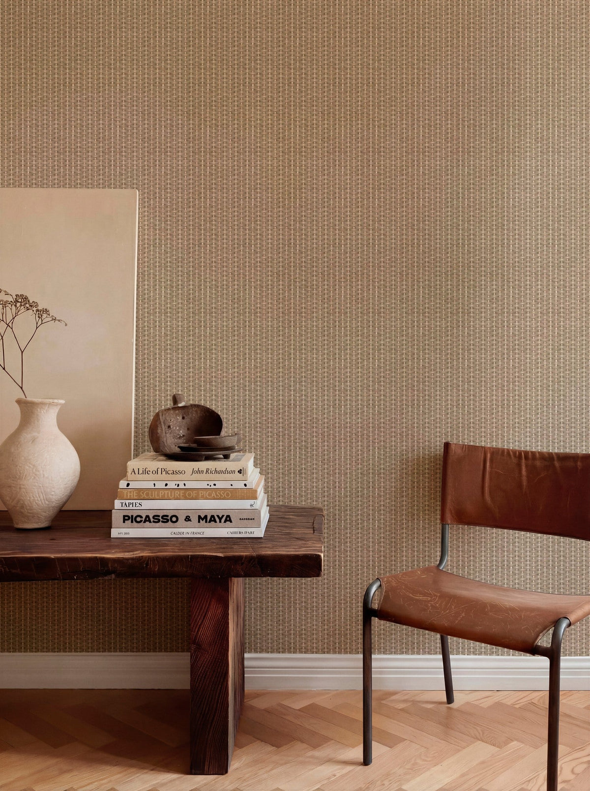 D00235 Kuba Beige/Nude Raffias Eco Wallpaper by Coordonné