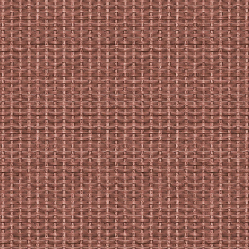 Kuba Red/Wine Raffias Eco Wallpaper by Coordonné