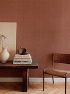 D00236 Kuba Red/Wine Raffias Eco Wallpaper by Coordonné