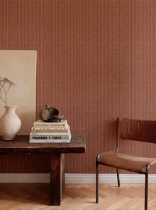 D00236 Kuba Red/Wine Raffias Eco Wallpaper by Coordonné