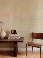 Kuba White/Grey Raffias Eco Wallpaper by Coordonné
