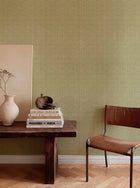 Kuba Green Raffias Eco Wallpaper by Coordonné