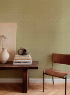 D00240 Kuba Green Raffias Eco Wallpaper by Coordonné