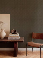 D00241 Kuba Black Raffias Eco Wallpaper by Coordonné