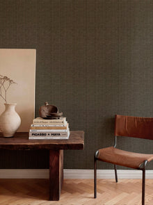 D00241 Kuba Black Raffias Eco Wallpaper by Coordonné