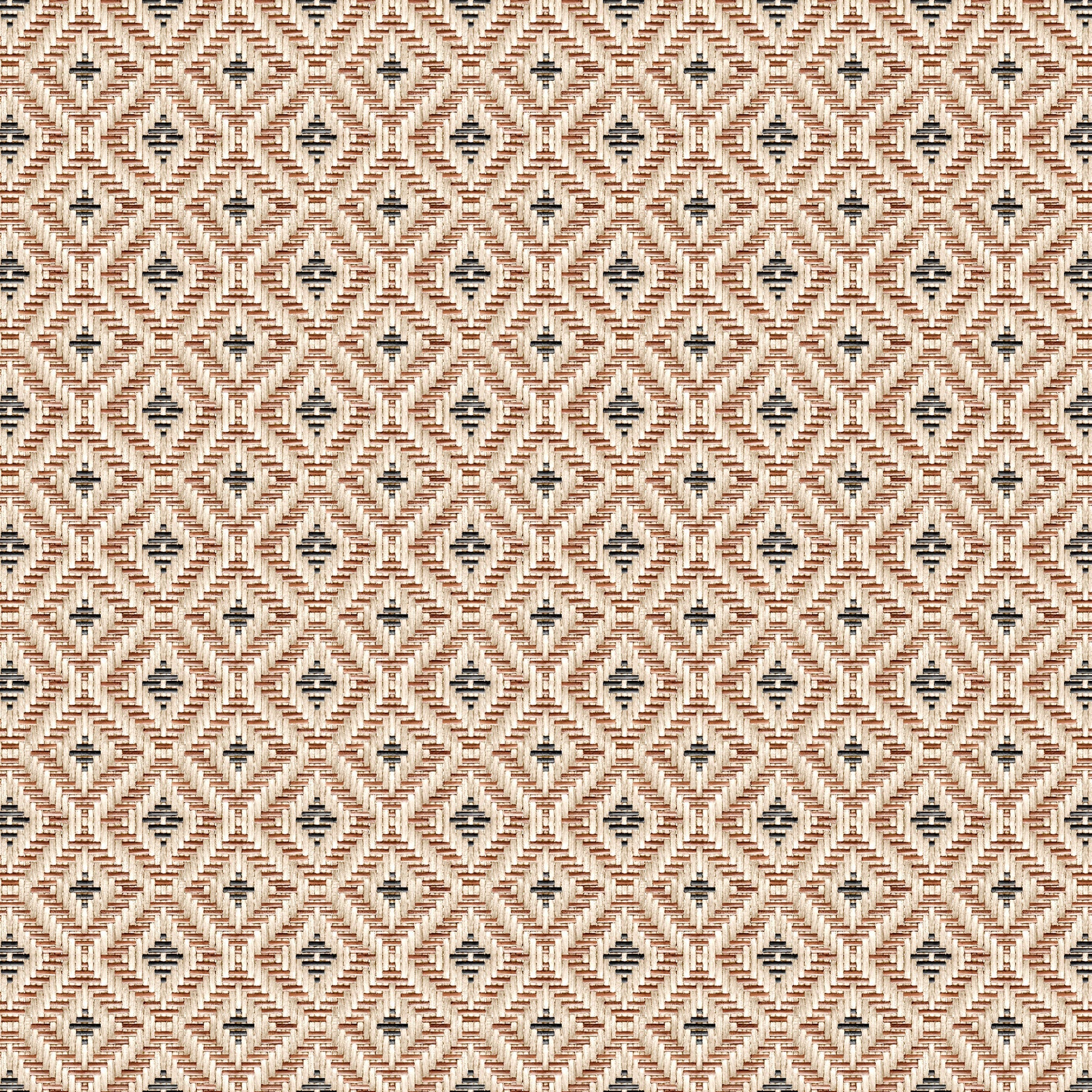 Mimbre Beige/Nude Raffias Eco Wallpaper by Coordonné