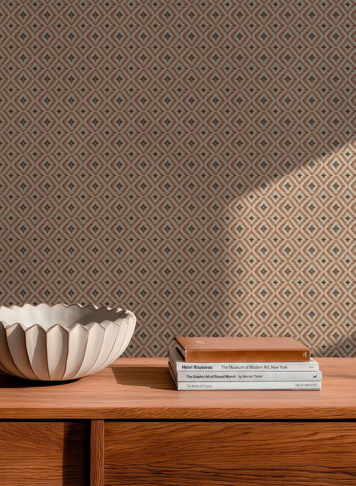 D00243 Mimbre Beige/Nude Raffias Eco Wallpaper by Coordonné