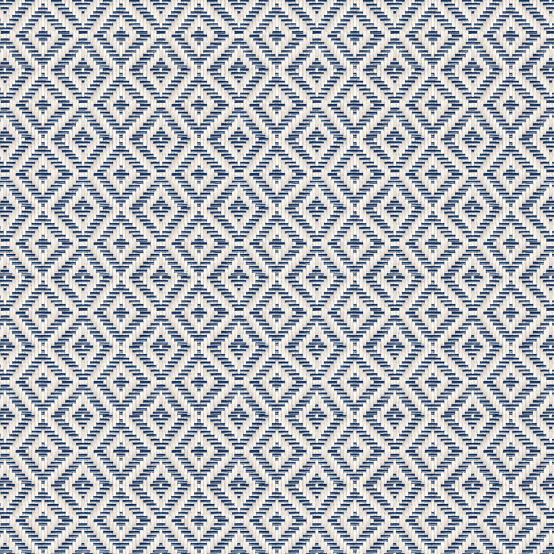 Mimbre Blue/Navy Raffias Eco Wallpaper by Coordonné