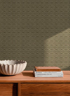 Mimbre Green Raffias Eco Wallpaper by Coordonné
