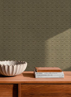 D00248 Mimbre Green Raffias Eco Wallpaper by Coordonné