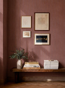 D00254 Espiguilla Red/Wine Raffias Eco Wallpaper by Coordonné