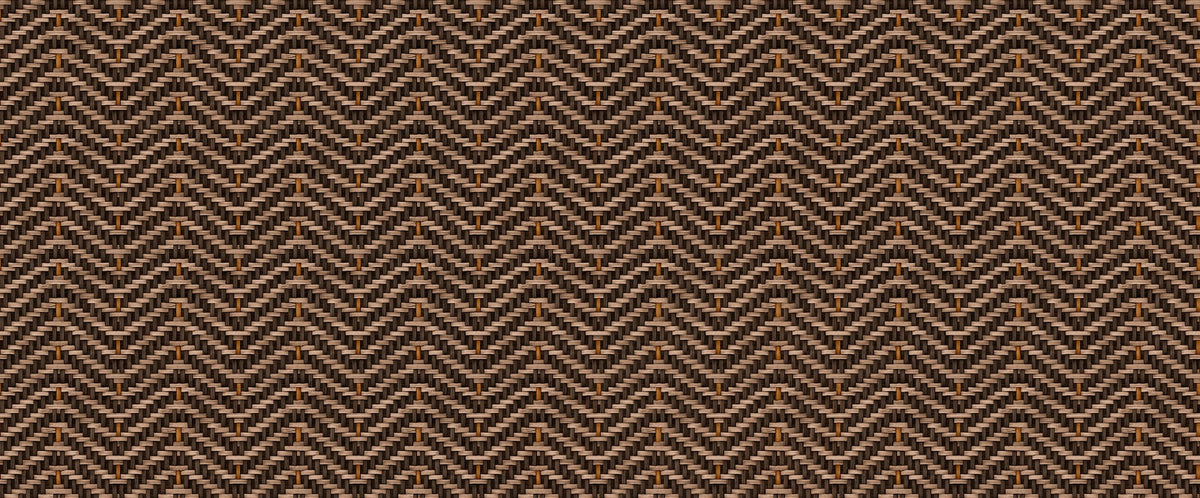 D00260 Zigzagueo Brown Raffias Eco Wallpaper by Coordonné