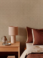 Zigzagueo Beige/Nude Raffias Eco Wallpaper by Coordonné