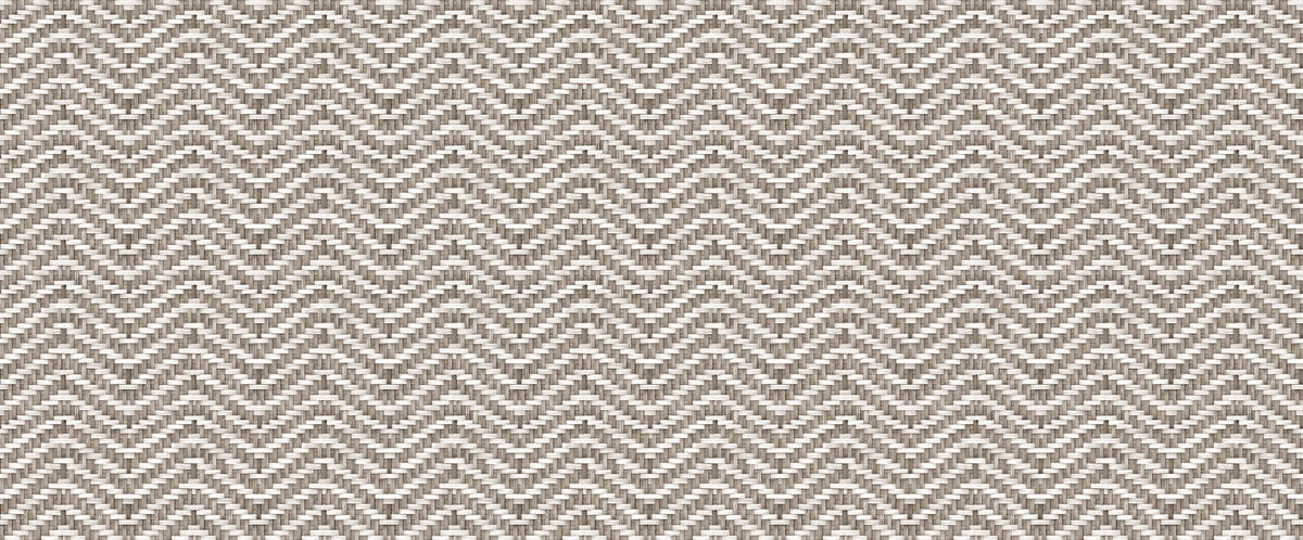 D00262 Zigzagueo White/Grey Raffias Eco Wallpaper by Coordonné