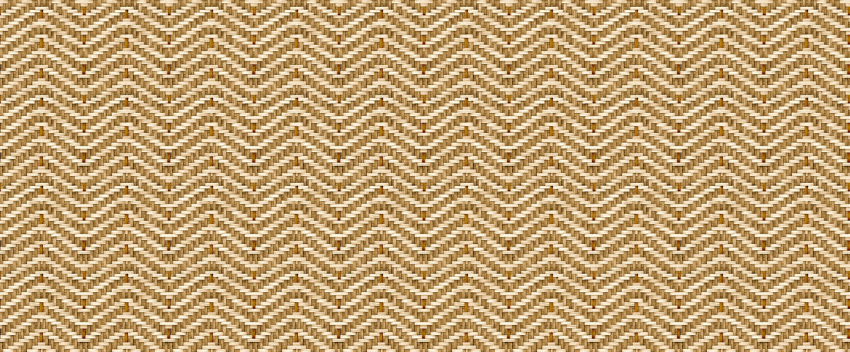 D00263 Zigzagueo Yellow/Orange Raffias Eco Wallpaper by Coordonné