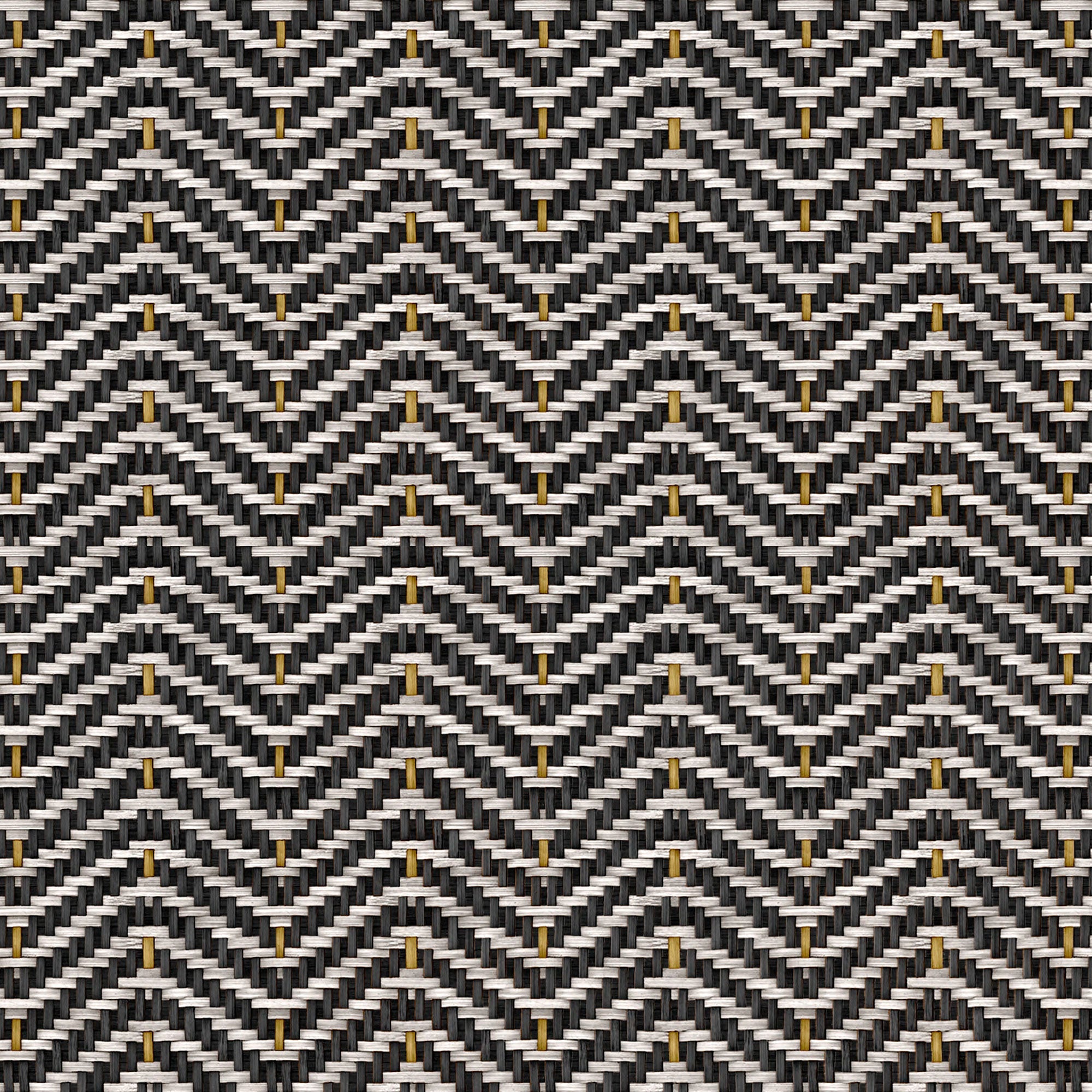 Zigzagueo Black Raffias Eco Wallpaper by Coordonné