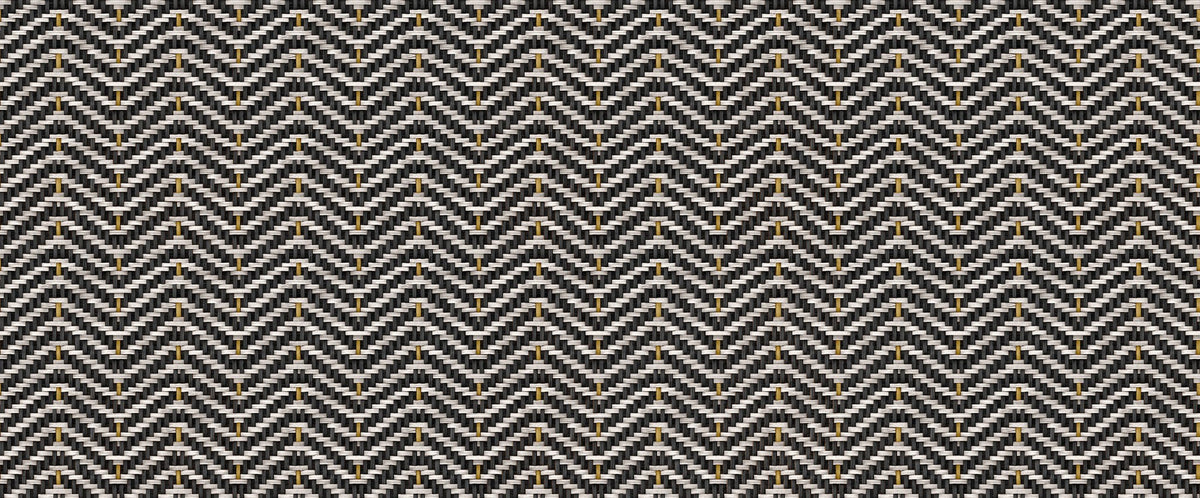 D00264 Zigzagueo Black Raffias Eco Wallpaper by Coordonné