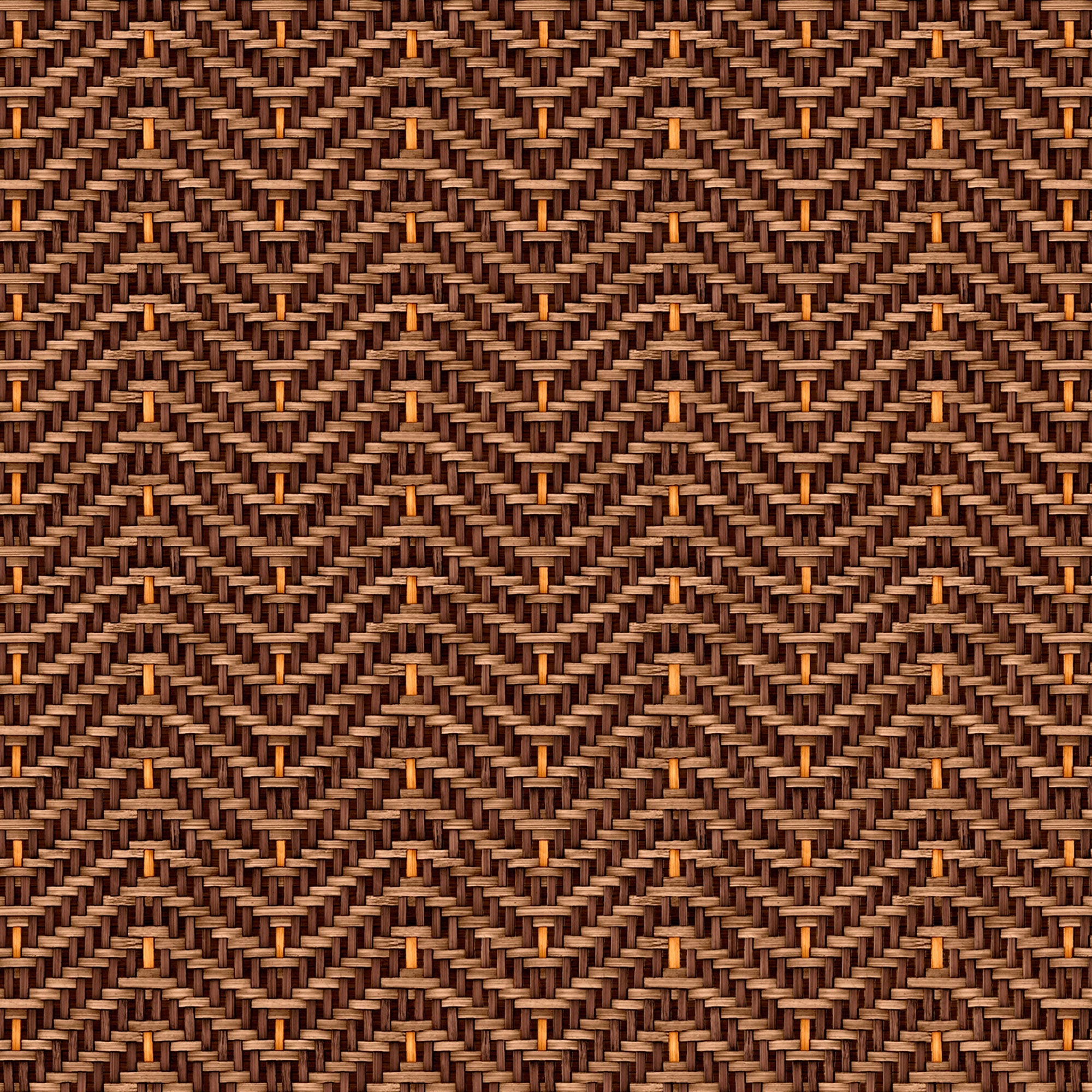 Zigzagueo Brown 2 Raffias Eco Wallpaper by Coordonné