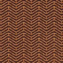 Zigzagueo Brown 2 Raffias Eco Wallpaper by Coordonné
