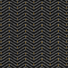 Zigzagueo Black 2 Raffias Eco Wallpaper by Coordonné