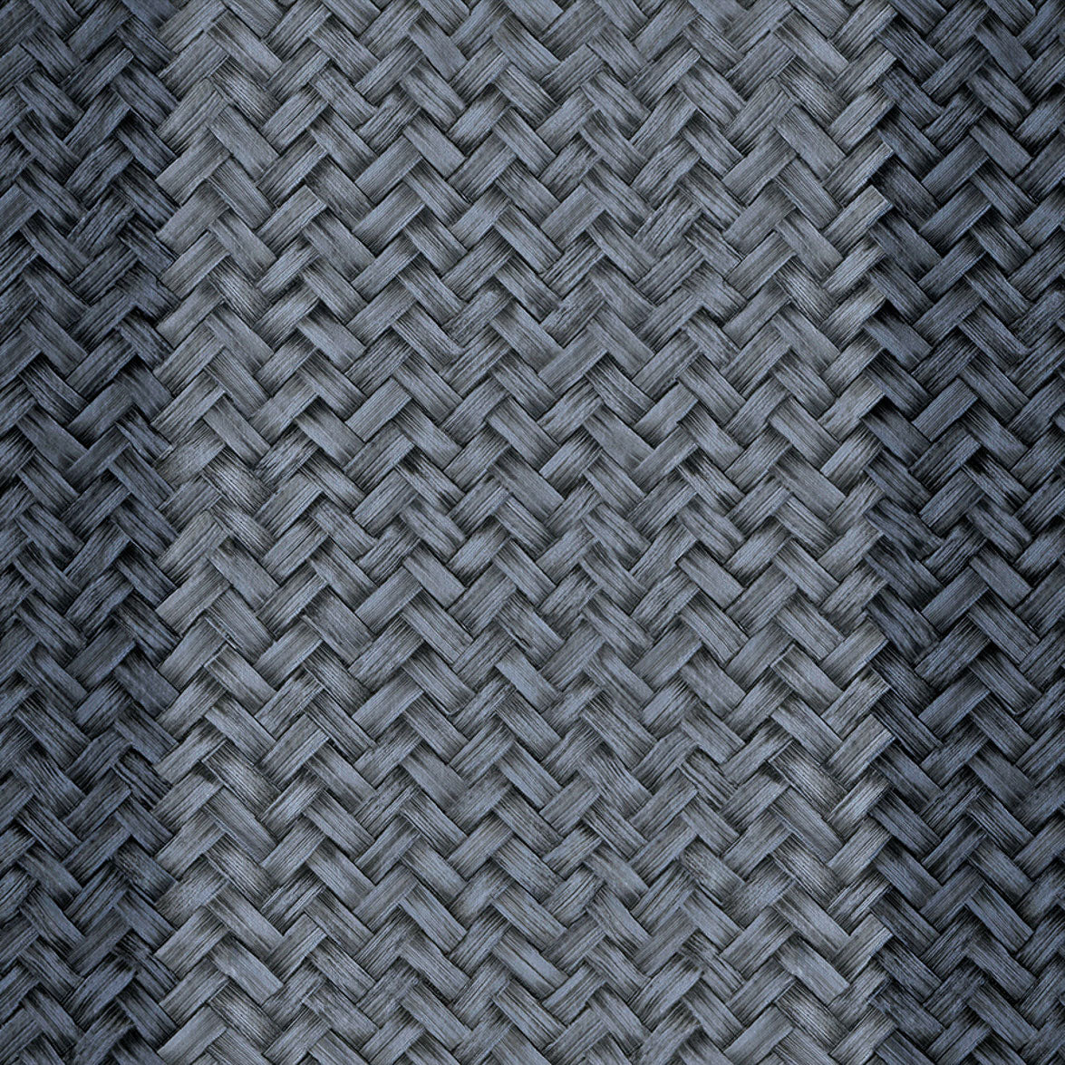Palmeral Blue/Navy Raffias Eco Wallpaper by Coordonné