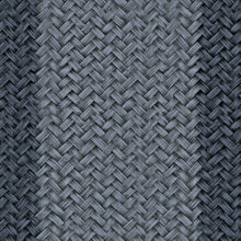 Palmeral Blue/Navy Raffias Eco Wallpaper by Coordonné