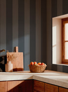 D00276 Palmeral Blue/Navy Raffias Eco Wallpaper by Coordonné
