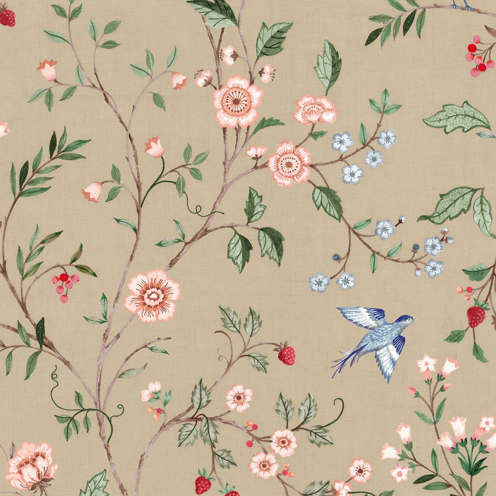 Bucolic Jute BB Kids Wallpaper by Coordonné