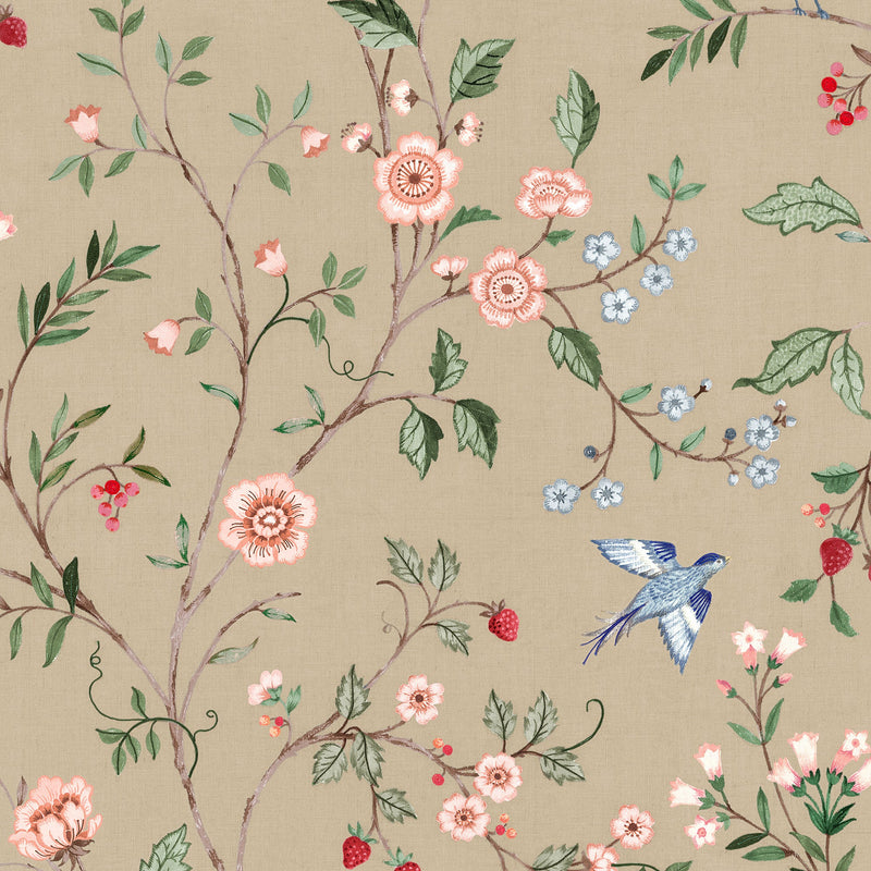Bucolic Jute BB Kids Wallpaper by Coordonné