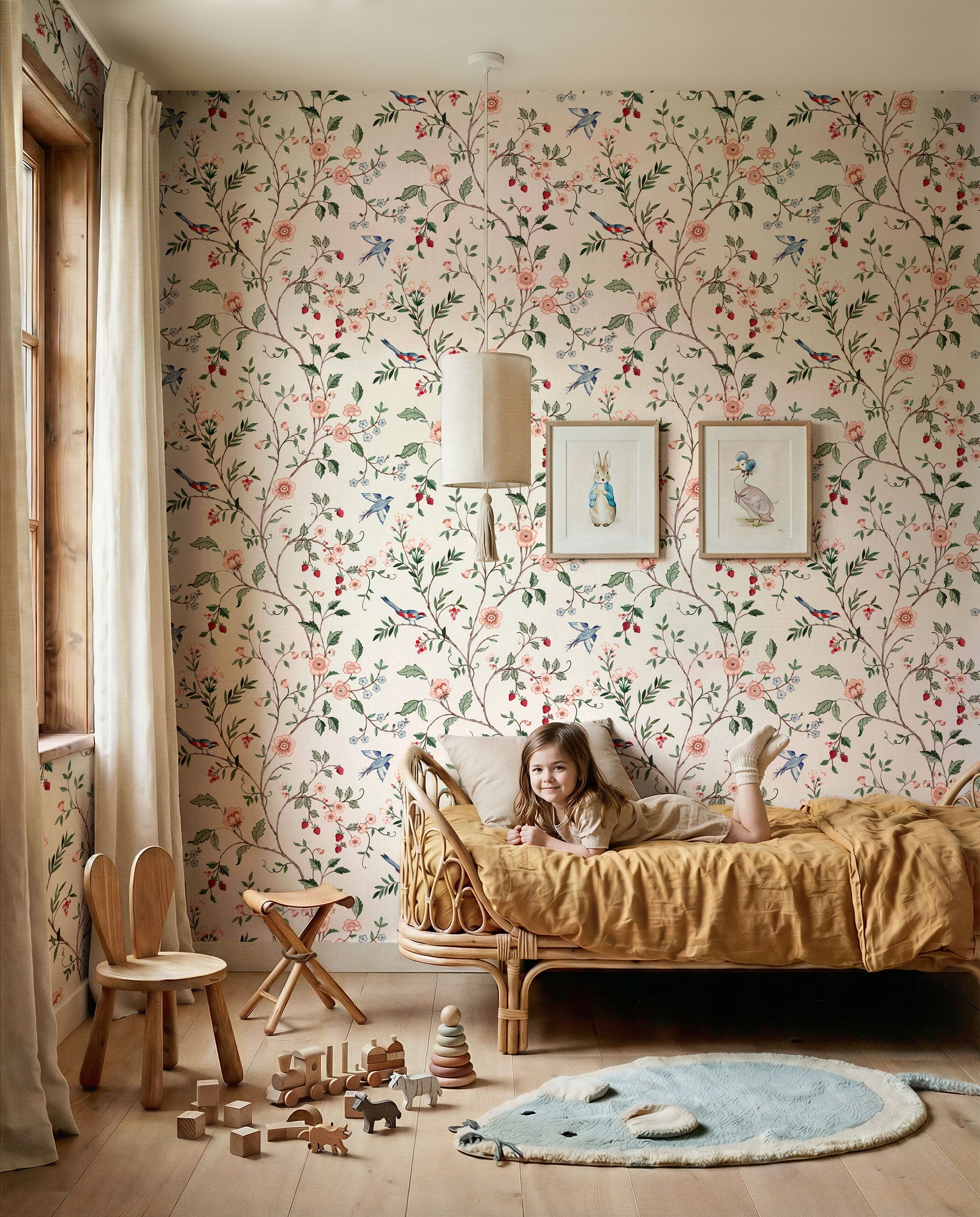 Bucolic Natural BB Kids Wallpaper by Coordonné