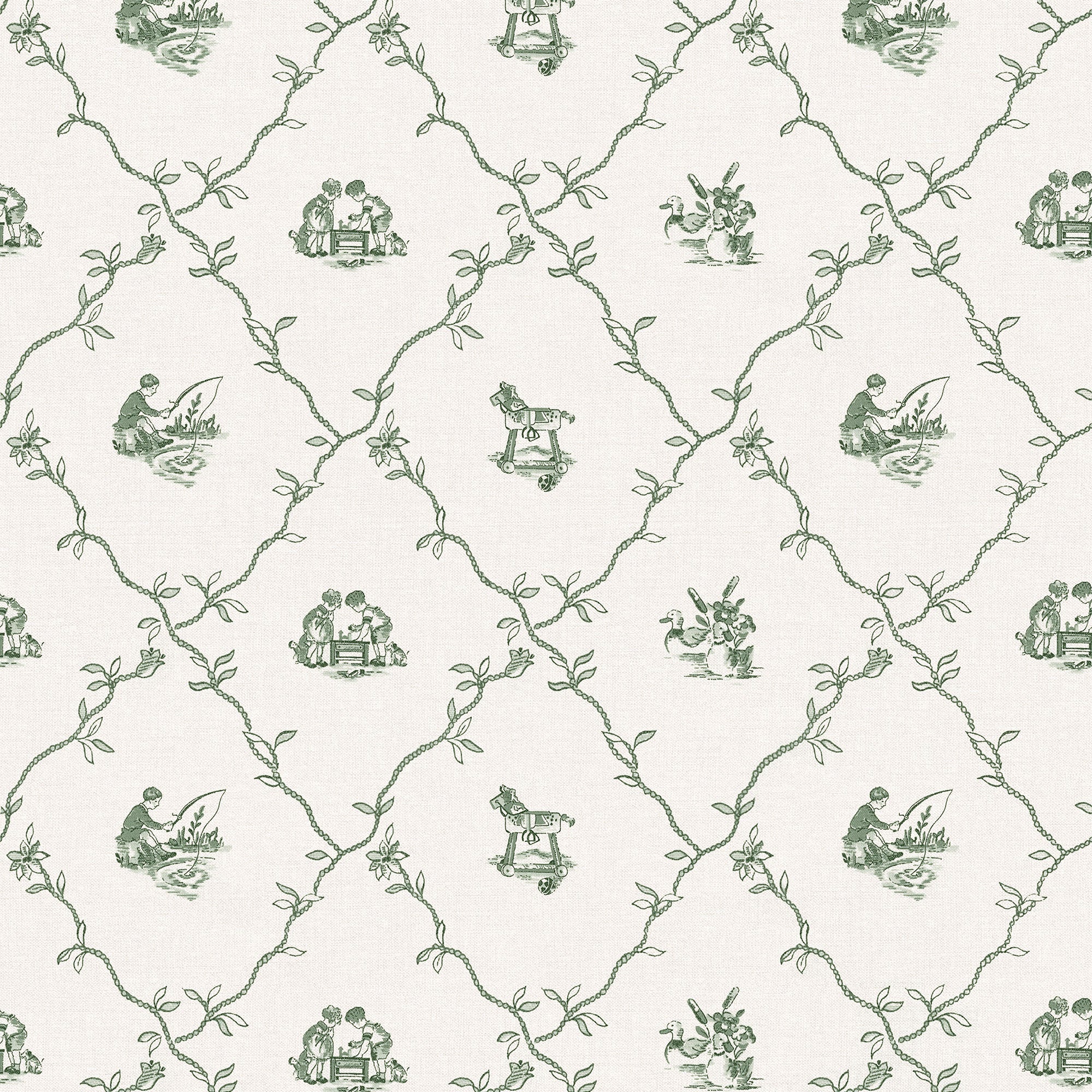 Scenes Emerald BB Kids Wallpaper by Coordonné