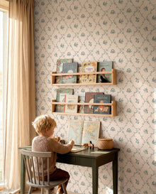 Scenes Indigo BB Kids Wallpaper by Coordonné