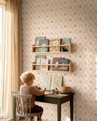 Scenes Peach BB Kids Wallpaper by Coordonné