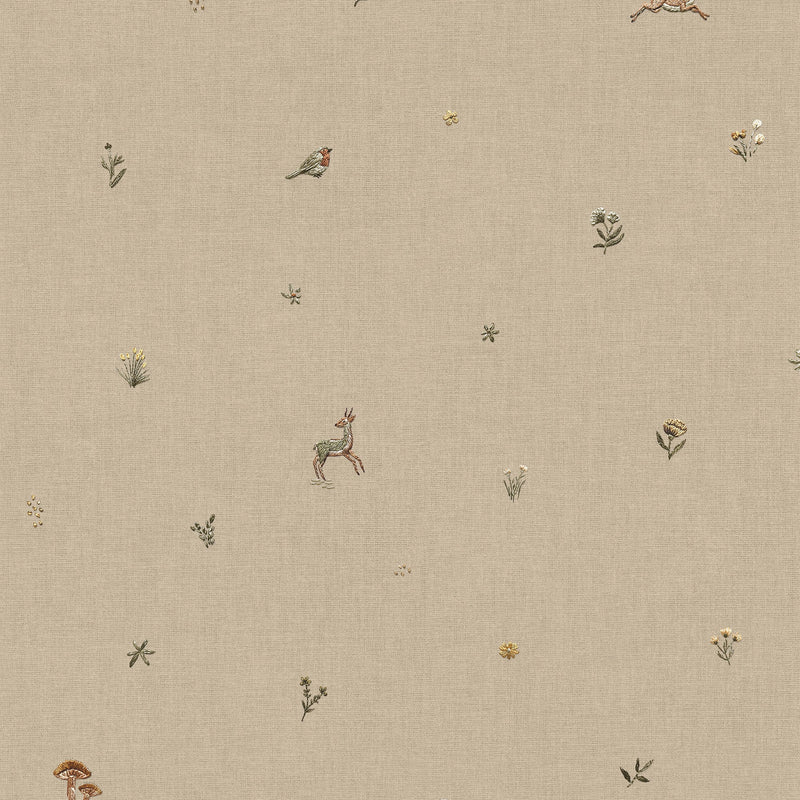 Bambis Jute BB Kids Wallpaper by Coordonné