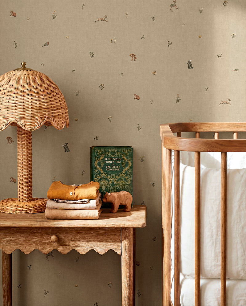 Bambis Jute BB Kids Wallpaper by Coordonné
